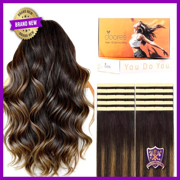 18 Inch Human Hair Tape In Extensions 50g 10pcs Silky Straight Remy main image 6